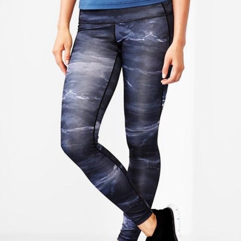 GAP gFast Marble-Print Leggings
